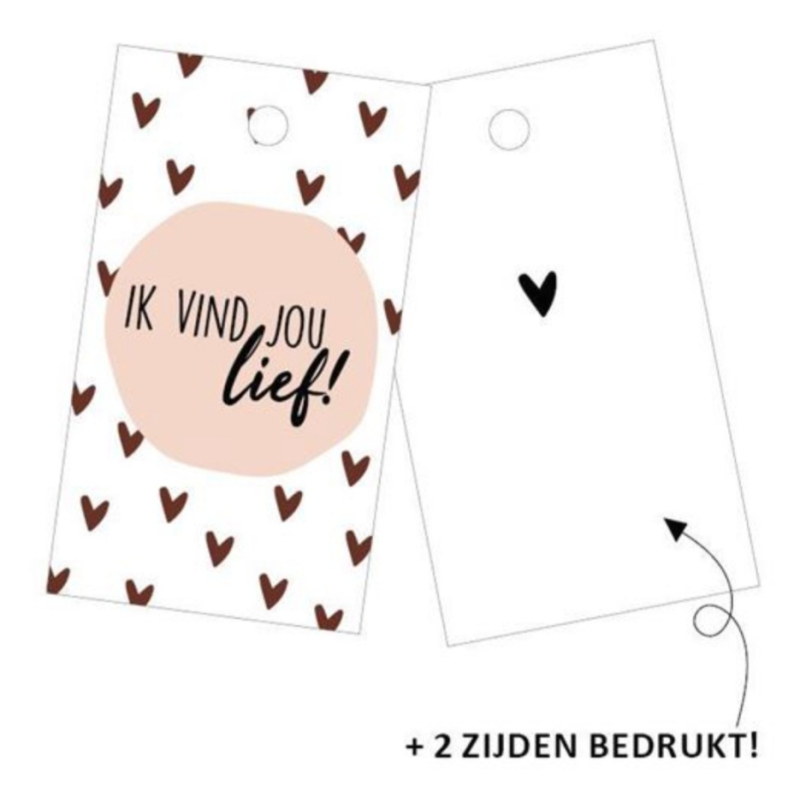 Cadeaulabels | Ik vind jou lief